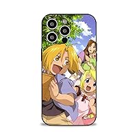 Fullmetal Comics Alchemist 038 Case for iPhone 15 Pro Max Case,Japanese Manga Print Pattern Phone Cases,Silicone Ultra Slim Shockproof Protective Cover for iPhone 15 Pro Max Black