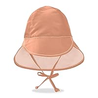 Toddlers Sunhat Light Salmon Red Toddler Boy Water Hats Baby Girls' UV Protection Wide Brim Traveling Swim Hat