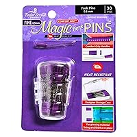 Taylor Seville Magic Fork Pins Fine 30 Count Purple for Quilting, Sewing