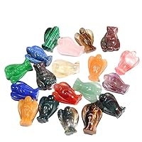 50PCS Bulk Crystals Wholesale Clearance Crystal and Healing Angel Figurines Pocket Angels (50 PCS Lot0.78inch)