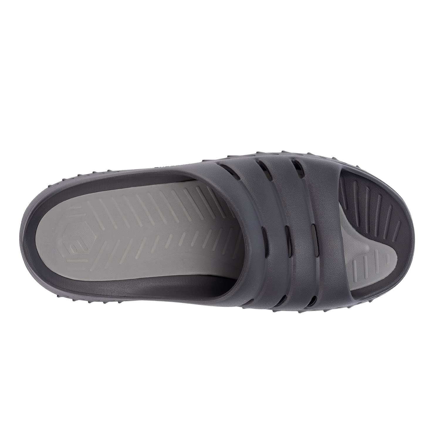 FitVille Men's Recovery Slide Sandals ArchMax Cushioned Athletic Sandals for All Day Comfort