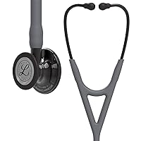 3M Littmann Cardiology IV Diagnostic Stethoscope, 6238, More Than 2X as Loud*, Weighs Less**, Stainless Steel High Polish Smoke-Finish Chestpiece, 27