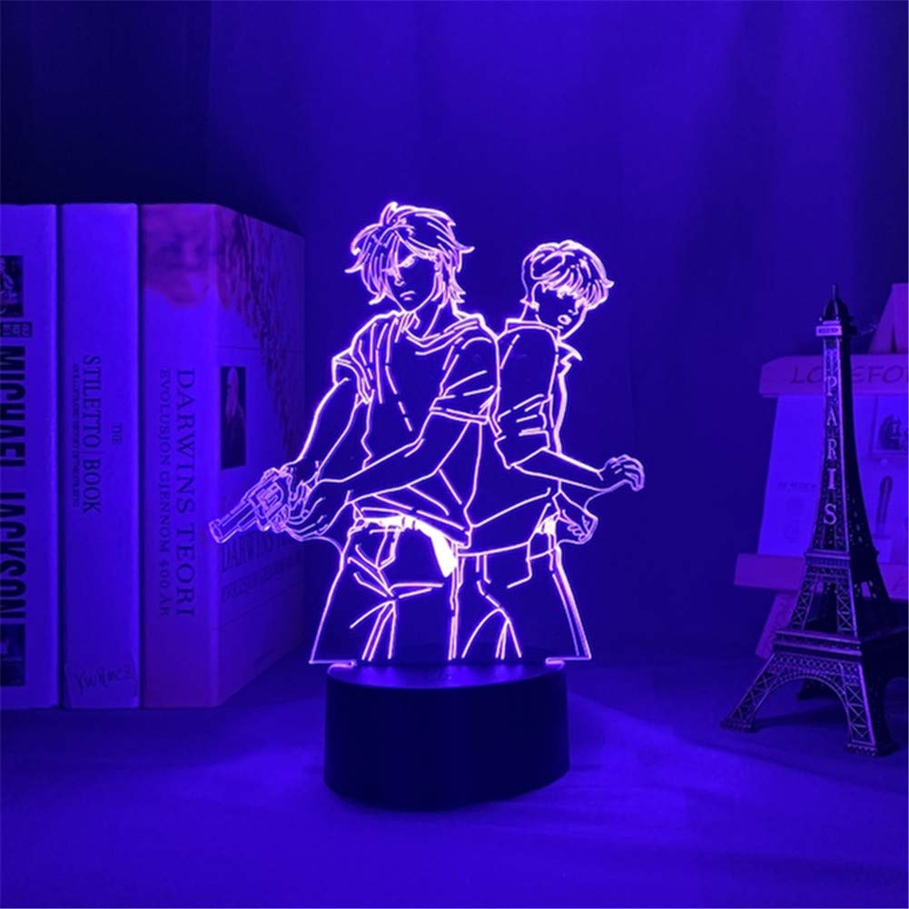 Snowflake lamp] Đèn LED Obi Tóc Đỏ Anime Bạch Tuyết Để Trang Trí Phòng Đèn  Ngủ Đầu Giường Manga USB Đổi Màu Đèn Bàn 3D | Lazada.vn