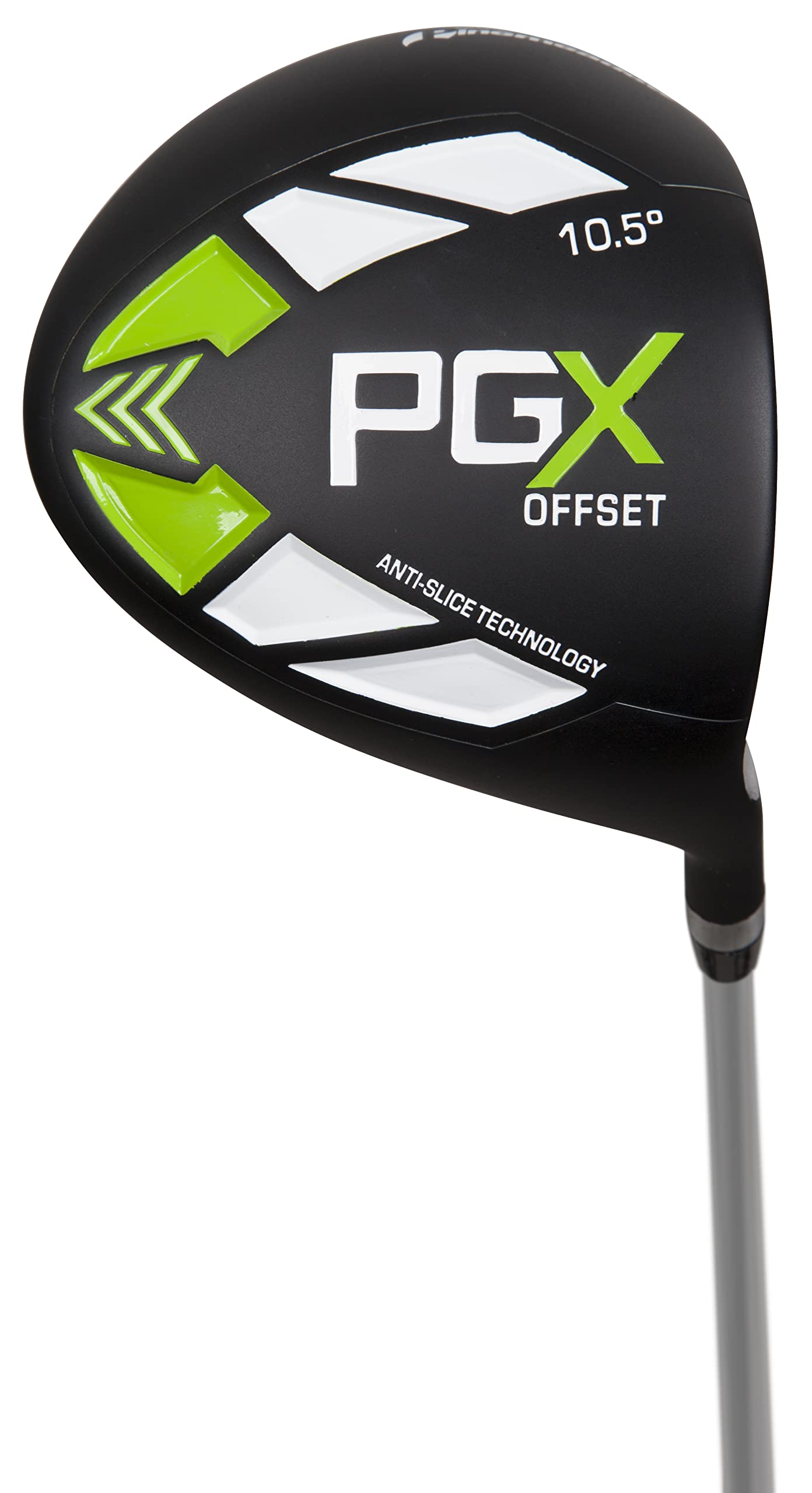 Pinemeadow Golf PGX Offset Driver (Ladies, Right Hand, Graphite, Ladies Flex) Black/Green/White
