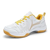 Men's Breathable Pickleball Shoes Outdoor Badminton Volleyball Shoes Women's Non Slip Tennis Shoes Court Racketball Squash Sneakers