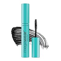 Enhance and Define Megawear Mascara, Gentle Gel Volumizing Formula that Promotes Full & Healthy Lashes, Enriched with Soy Protein & Panthenol, Cruelty-Free & Vegan - Black