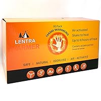 Hot Hand Warmers - 80 Count - 10 Hours Long Lasting Air Activated Heat Packs for Hands, Toes and Body, Natural Safe and Odorless Single Use Up to 10 Hours of Heat - TSA Approved
