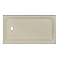 Swiss Madison SM-SB513V Showerbases in Different Colors and Sizes, with Varying Locations and Dimensions, 60 x 36 Left Hand Drain, Bisque