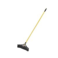 Rubbermaid Commercial Products Maximizer Push-to-Center Broom with Multi-Purpose Bristle, 18
