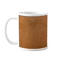 Leather Ａbstract Ｄesign Mug Pottery Ceramic Coffee Porcelain Cup Tableware