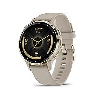 Garmin Venu 3 GPS Fitness Smart Watch with Bluetooth Telephony and Voice Assistance. Ultra-Sharp 1.3