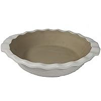 The Pampered Chef New Traditions Deep Dish Pie Plate - Vanilla