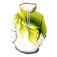 Men's Hoodies Fashion Autumn And Winter Long Sleeved Hooded Flame Burning Sweater
