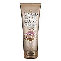 Natural Glow Self Tanner Lotion, Daily Sunless Fake Tanning, Medium to Deep Skin Tone, Daily Moisturizer, featuring Antioxidants and Vitamin E, 7.5 oz