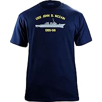 Classic Navy Ship USS John S. McCain DDG-56 Veteran T-Shirt
