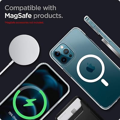 Spigen Ultra Hybrid Mag (MagFit) Compatible with MagSafe Designed for  iPhone 12 / iPhone 12 Pro Case (2020) - White