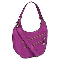 Travelon Convertible Hobo with RFID Protection - Magenta