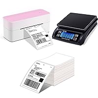 Phomemo Bluetooth Thermal Label Printer, Digital Shipping Postal Scale,4