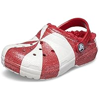 Crocs Unisex-Adult Classic Holiday Lined Clogs, Fuzzy Slippers
