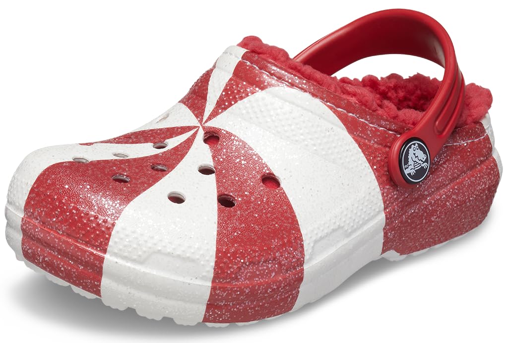 Crocs Unisex-Adult Classic Holiday Lined Clogs, Fuzzy Slippers