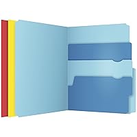 Pendaflex Divide-It-Up File Folder, Letter Size, 24 Count, Assorted Colors (10772)