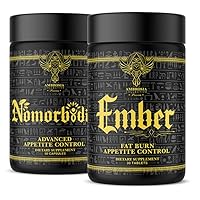 Ambrosia Nomorbidity Advanced Appetite Control & Ember Thermogenic Fat Burner | Powerful Hunger Management, Appetite Support & Fat Burning System with KSM-66 Ashwagandha, Garcitrin, CapsiMax™, Africa