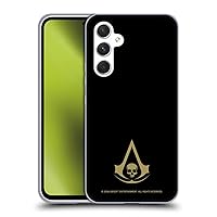 Head Case Designs Officially Licensed Assassin's Creed Gold Black Flag Logos Soft Gel Case Compatible with Samsung Galaxy A54 5G