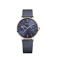 BERING Women Analog Quartz Classic Collection Watch with stainless steel Strap and Sapphire Crystal 14236-367