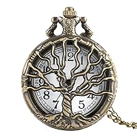 Romantic Tree of Life Gusset Watch, Necklace pochet Watch,Mothers Day Gift