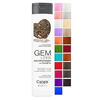 Celeb Luxury Gem Lites Colorditioner, Semi-Permanent Professional Hair Color Depositing Conditioner, Cocoa Quartz , 8.25 Fl Oz (Pack of 1)