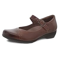 Dansko Fawna Mary Jane for Women - Cute, Comfortable Shoes with Arch Support - Versatile Casual to Dressy Footwear with Buckle Strap - Lightweight Rubber Outsole