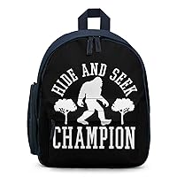 Bigfoot Hide and Seek Champion Backpack Small Travel Backpack Lightweight Daypack Work Bag for Women Men
