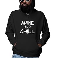 Anime And Chill - Adult Sweatshirt Hoodie