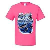 Trout Largemouth Bass Fish Fishing Lovers Mens T-Shirts