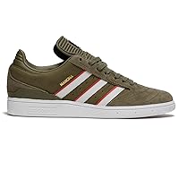 Adidas Busenitz x Dan Mancina Shoes - Olive Strata/Red/FTWR White - 5.0