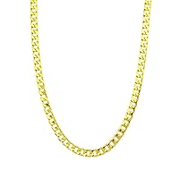 18K Real Gold Filled Curb Chain Hip-Hop Necklace USA Made 24 Inch-9MM Wide Mans Jewelry