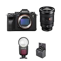 Sony Alpha 1 Full Frame Mirrorless Digital Camera Bundle with FE 16-35mm f/2.8 GM Lens, Speedlight, 82mm Filter Kit