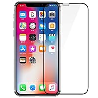 Tempered Glass Screen Protector Film for iPhone XS/XS Max/X/XR, Bubble-Free with Easy Installation Tool High Definition 2.5D/9H Hardness