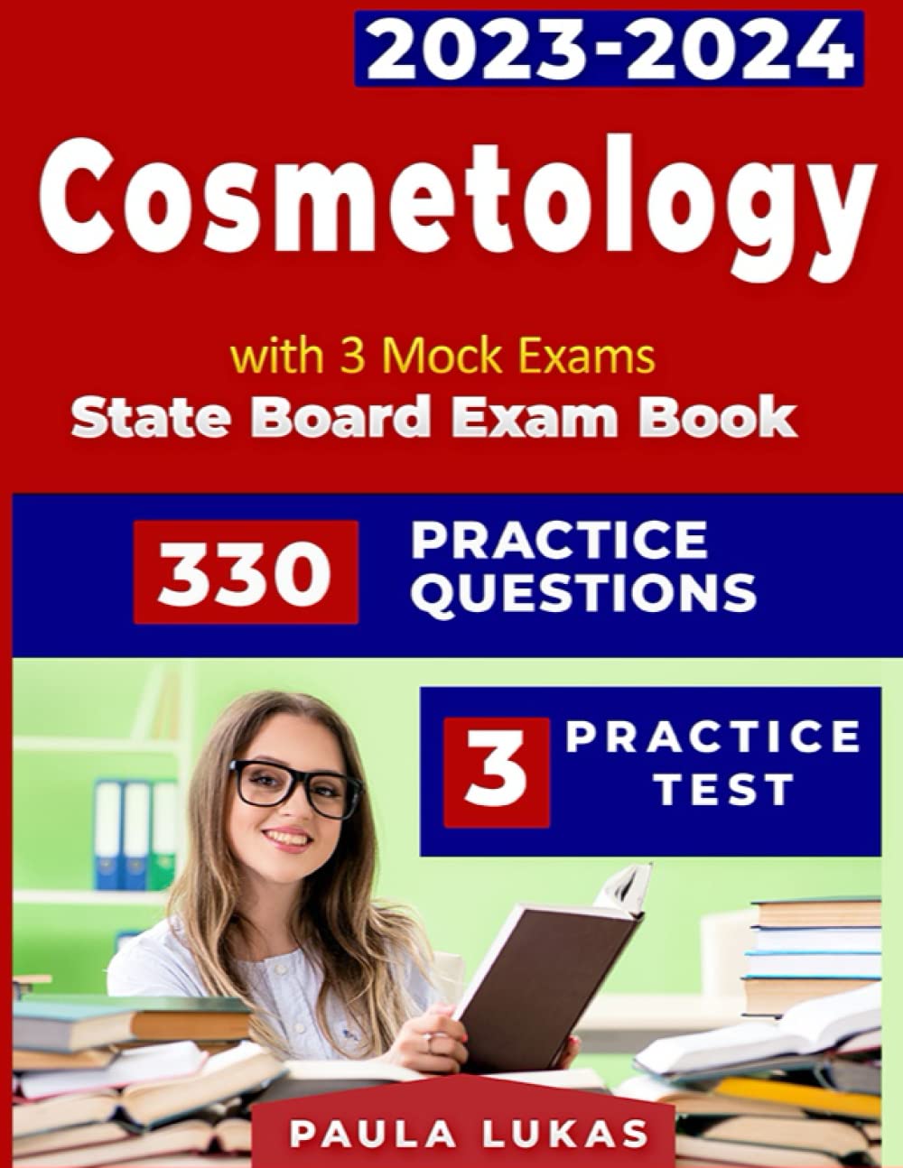 Mua Cosmetology state board exam book 20232024, Based on Real Exam