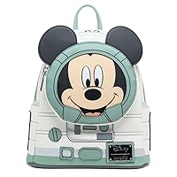 Loungefly Disney Glow in the Dark Mickey Mouse Spaceman Cosplay Women's Backpack