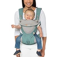 Ergobaby Carrier, 360 All Carry Positions Baby Carrier with Cool Air Mesh, Icy Mint