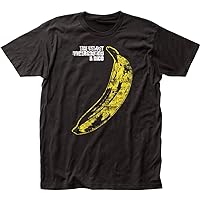 Impact Men's Velvet Underground Distressed Banana Short Sleeve Jersey T-Shirt