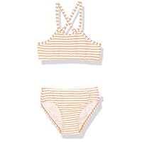 Seafolly Girls' High Neck Tankini Swimsuit with Criss Cross Back