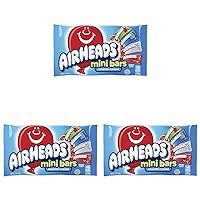 Airheads Candy, Variety Bag, Individually Wrapped Assorted Fruit Mini Bars, Party, Non Melting, 12oz (1 Bag) (Pack of 3)