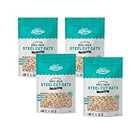 Steel Cut Oats - Gluten Free, Non-GMO Project Verified, Purity Protocol, Kosher, Resealable Bag, 24oz (Pack of 4)
