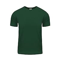 Shaka Wear Men's Cotton T-Shirt – Basic Short Sleeve Crew Neck Tee Top Tshirts Active 5.8 Ounce Regular Big Size S~5XL