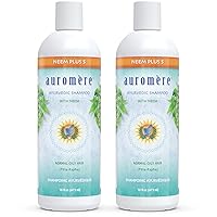 Auromere Ayurvedic Shampoo, Neem + 5 - Vegan, Cruelty Free, Non-GMO, Natural, Gluten Free, Sulfate Free, Paraben Free for Normal to Oily Hair (16 fl oz), 2 Pack