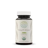 Couch Grass USDA Organic 60 Capsules | Natural Herbal Supplement | Certified Organic Vegetarian Capsules and Organic Couch Grass (Elymus repens) Dried Root (60 Capsules)