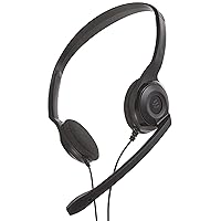 Sennheiser PC 3 Chat - Durable On-Ear Wired Headset - Noise Cancelling Microphone for Casual Gaming and Easy Connectivity - Lightweight Stereo Quality Sound - Great for Internet Telephony & E-Learners