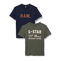 G-STAR RAW Men's Premium Graphic T-Shirt Multipack